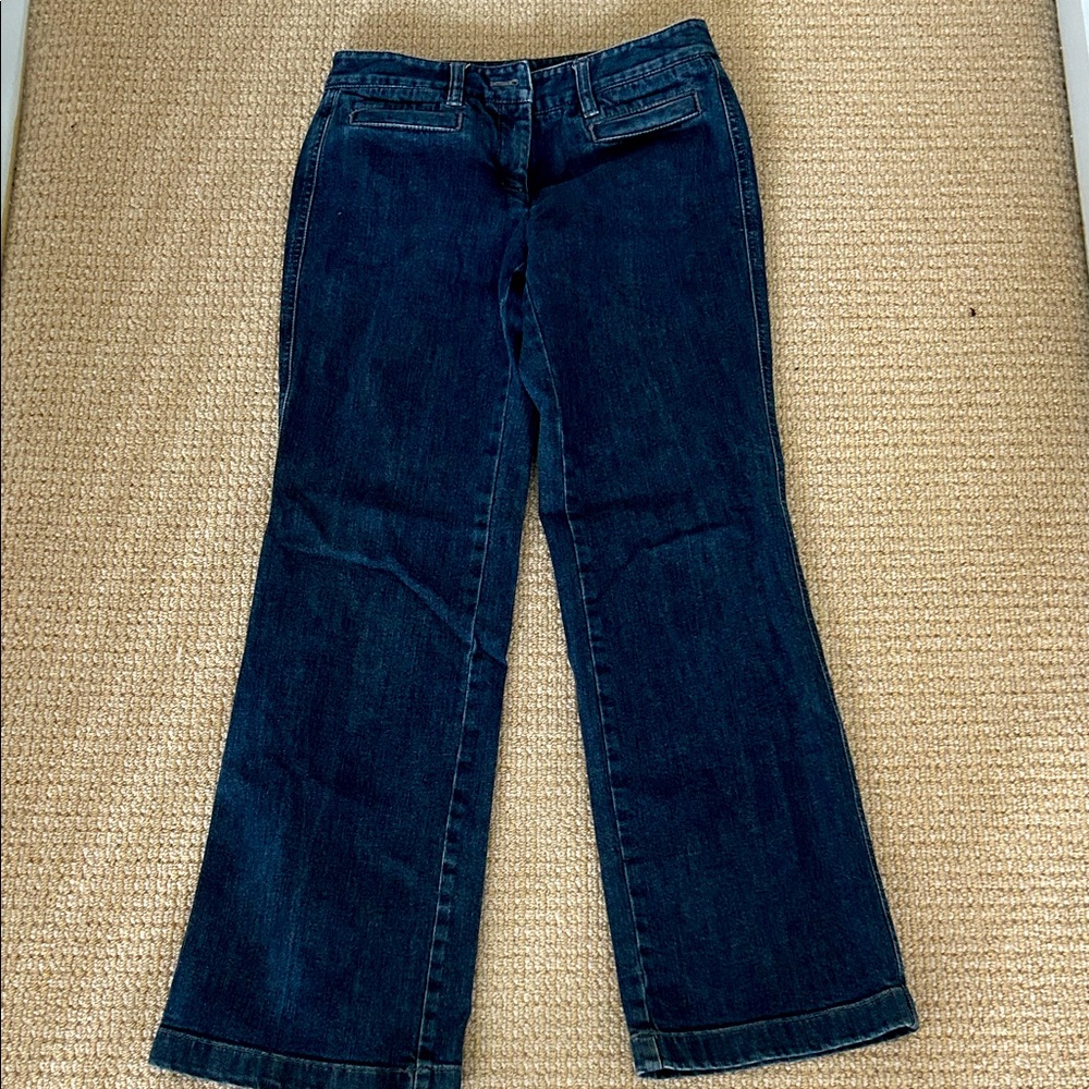 Ann Taylor Dark Blue Flare Jeans